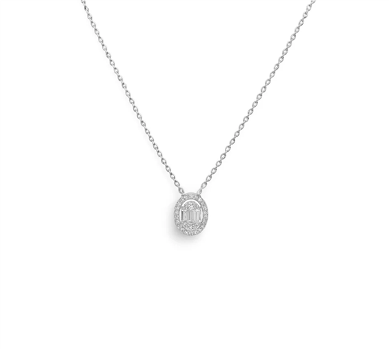 Collar CikOrefice Gioielli Mujer in Plata Cristallo CLBRDMNOVS - CLBRDMNOVS